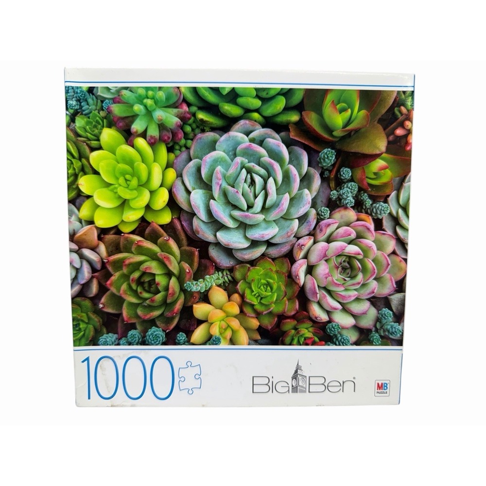 Desert Succulents 1000‎ Piece Jigsaw Puzzle for 12+ RMS 27"x 21.5" New